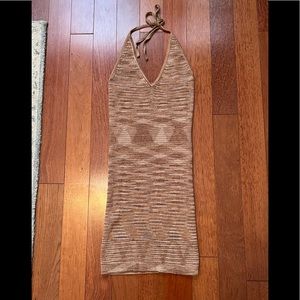 Wild Fable Tan Halter Dress